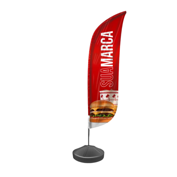 Kit Completo Flaybanner Tamanho Grande (60x290cm) 03 Unidades